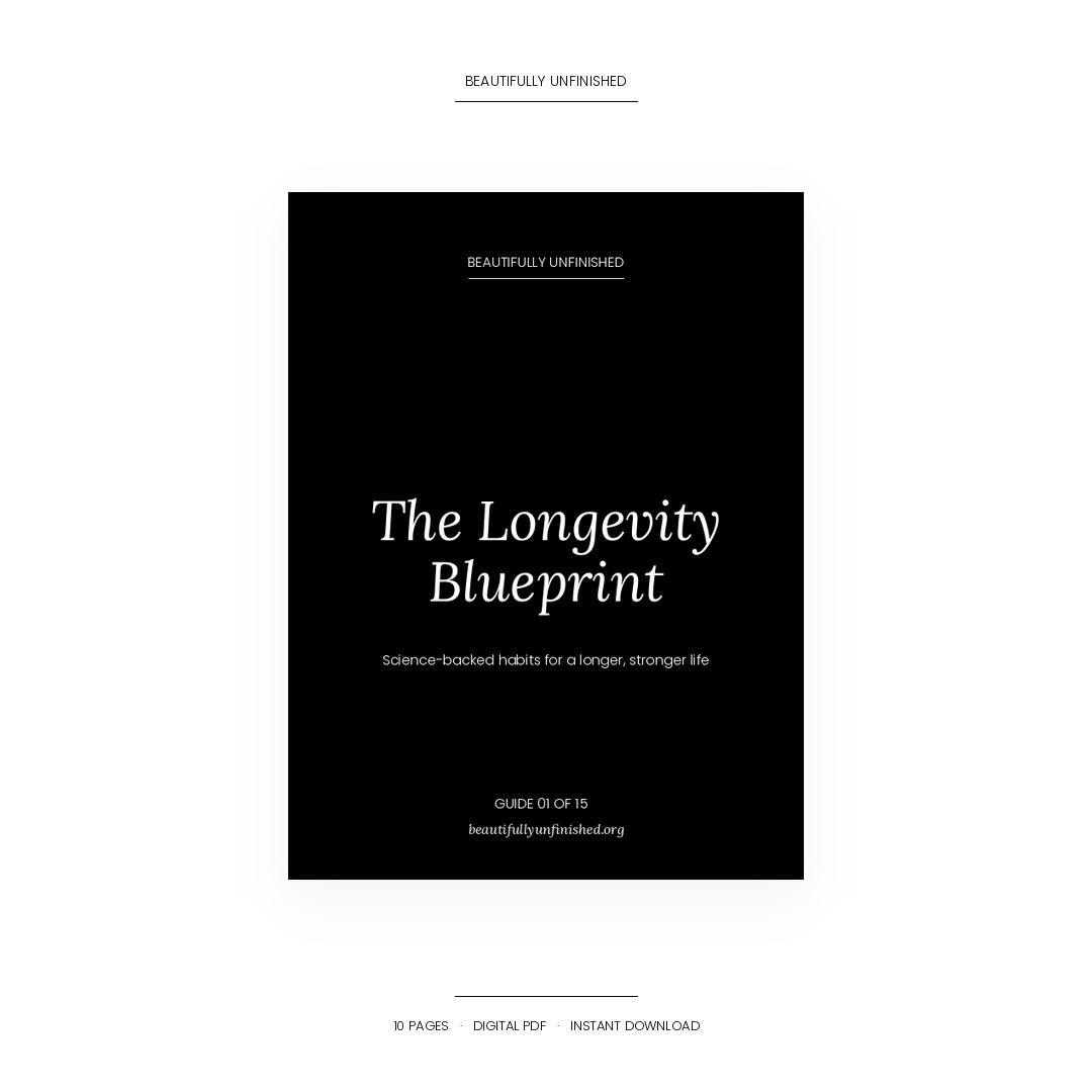 The Longevity Bundle — Body, Brain, and Biology