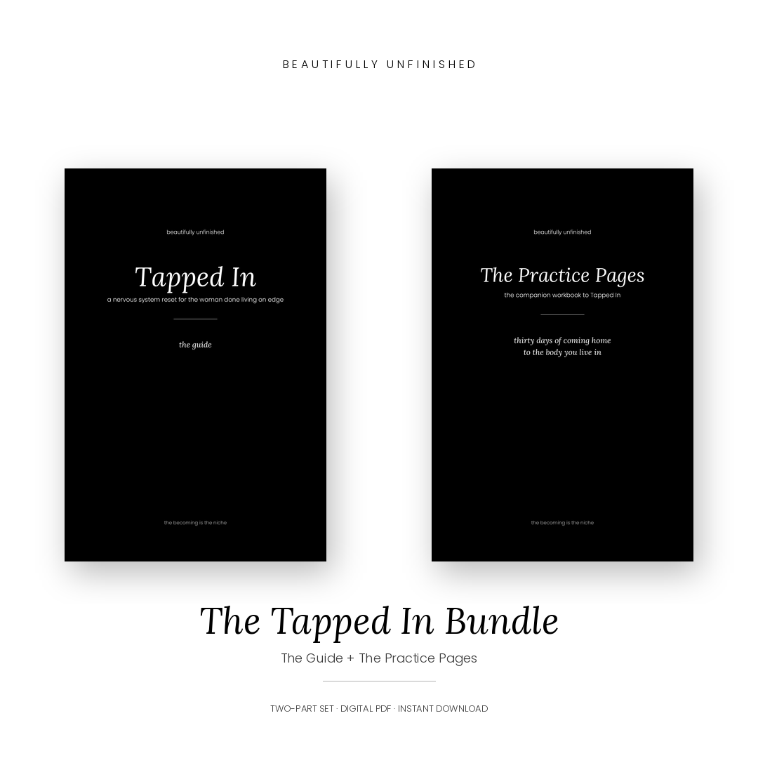 The Tapped In Bundle — The Guide + The Practice Pages