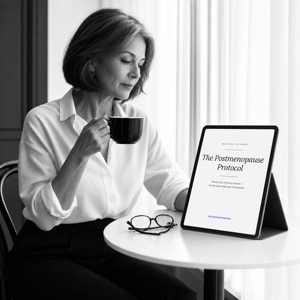 The Postmenopause Protocol — A System for Deciding What Actually Deserves Your Attention