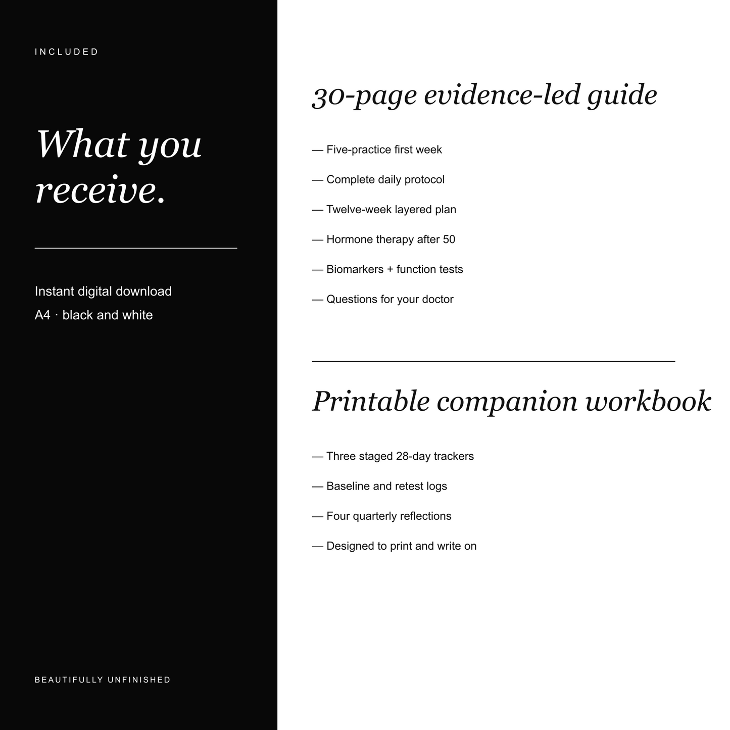 The Postmenopause Protocol — A System for Deciding What Actually Deserves Your Attention
