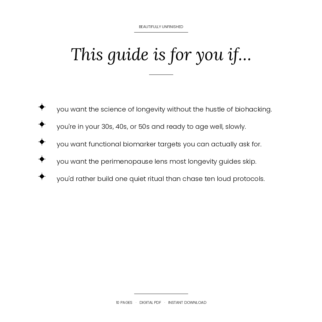 The Longevity Bundle — Body, Brain, and Biology