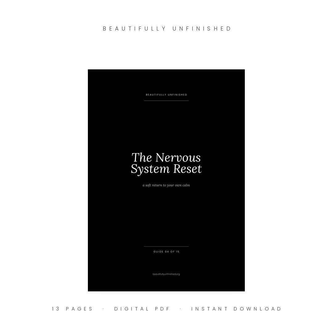 The Nervous System Reset — Regulate Your Body, Reclaim Your Calm, Return to Yourself
