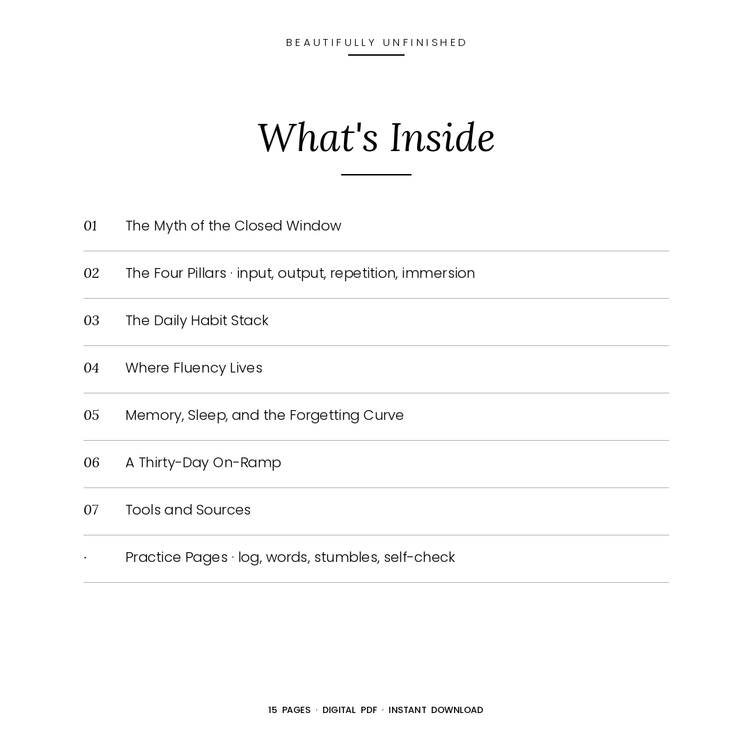 The Language Habit Guide — Learn Any Language as an Adult With the Science on Your Side