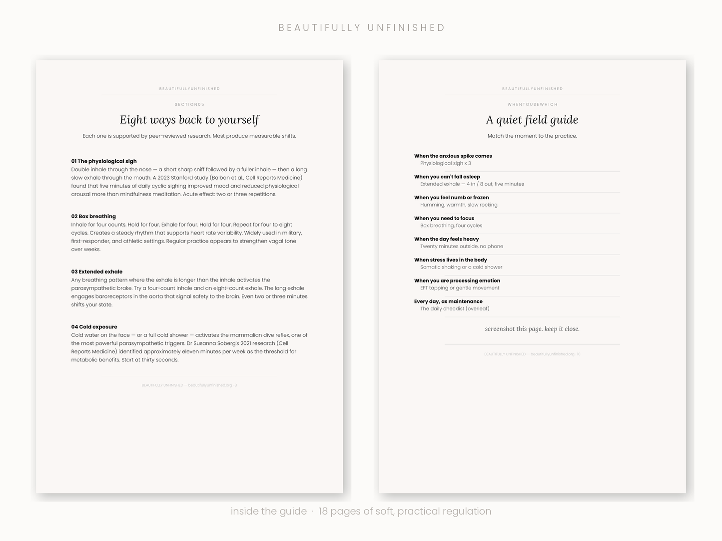 The Nervous System Reset — Regulate Your Body, Reclaim Your Calm, Return to Yourself