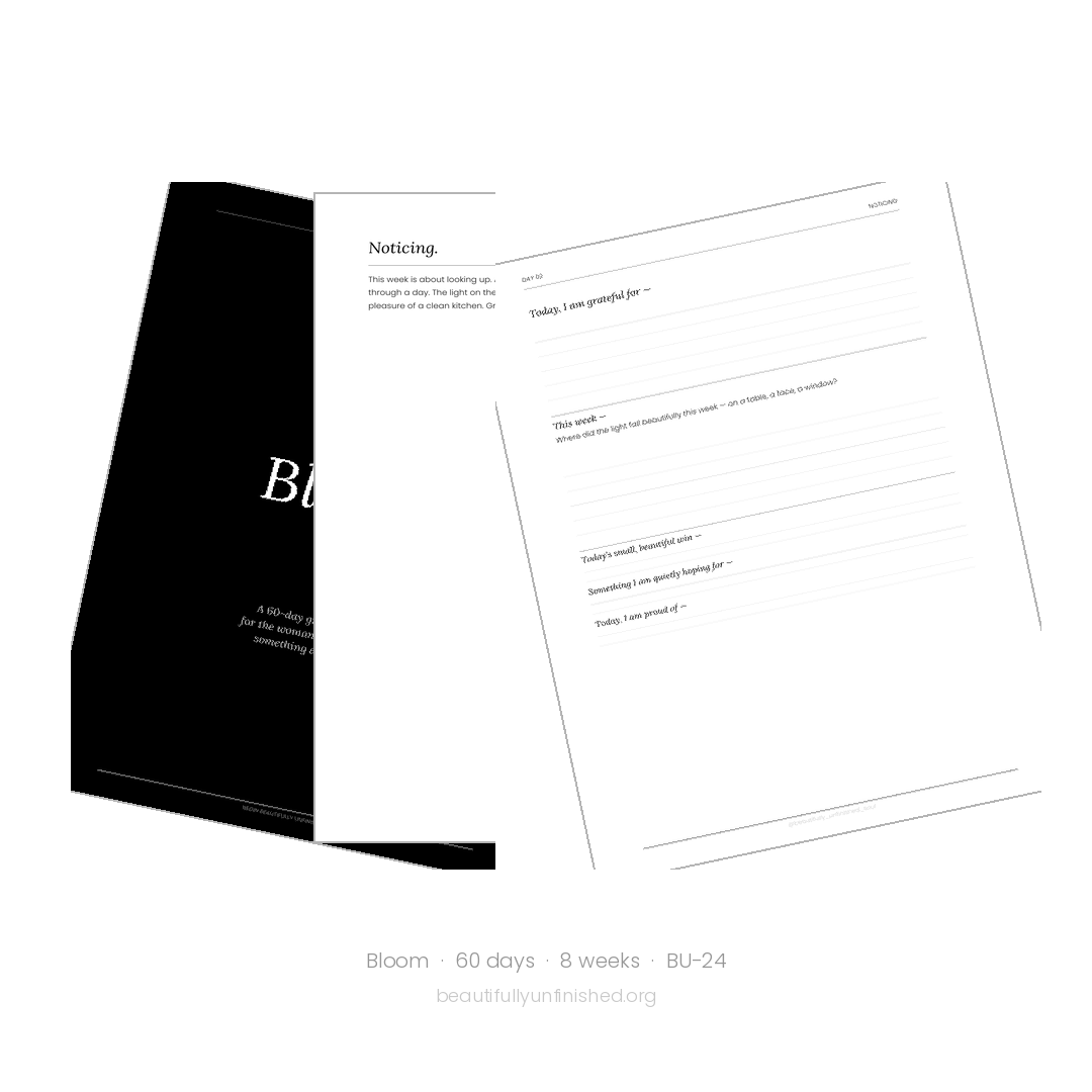 Bloom — A 60-Day Gratitude Journal