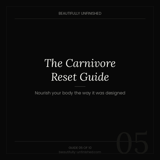 The Carnivore Reset Guide — Nourish Your Body the Way It Was Designed to Be Fed