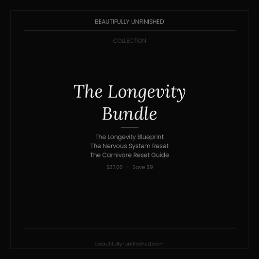 The Longevity Bundle — Body, Brain, and Biology