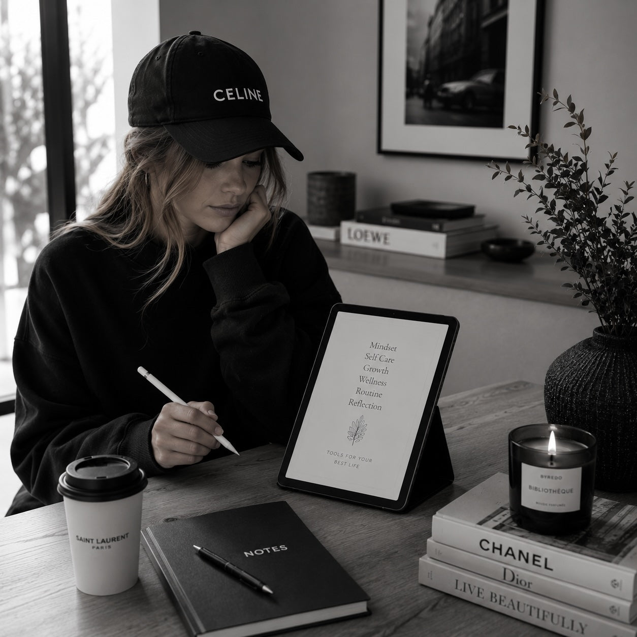 The Rituals Bundle morning and evening ritual guides — calm lifestyle scene 1